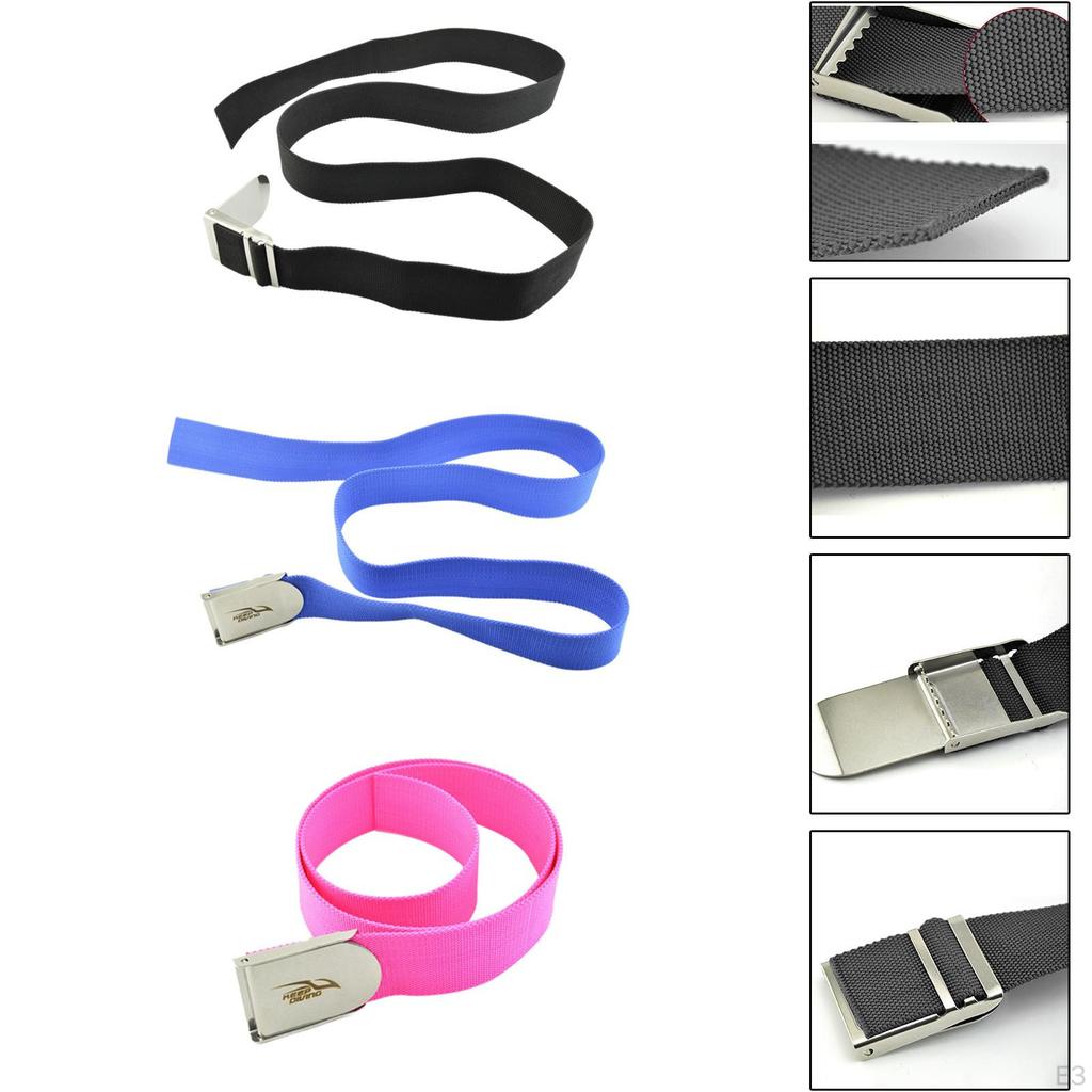 Adjustable Diving Weight Belt with Secure Buckle for Spearfishing and Training