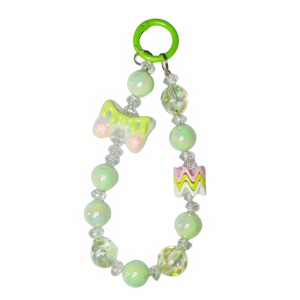 Capyabra Bead Phone Pendant Bow Phone Wrist Strap Kawaii Beaded Phone Chain  Mobile Phone