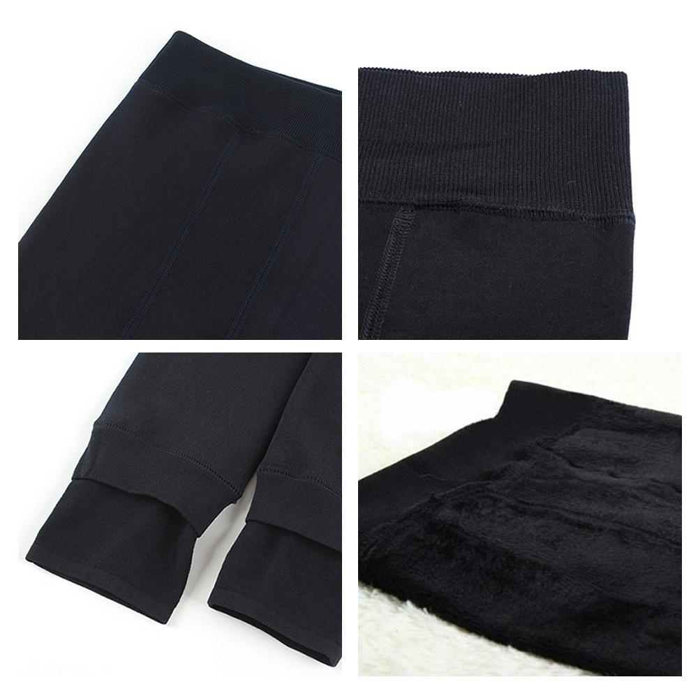 Fleece-Lined Thick Pearl Velvet Footed Leggings - Women's Warm One-Piece Pants for Autumn and Winter