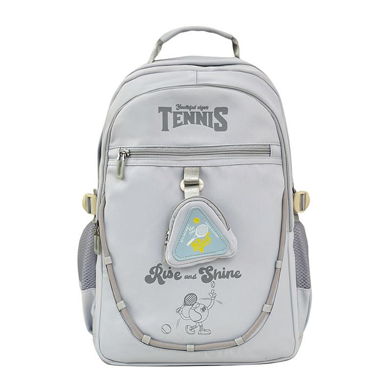 Large Capacity Nylon Backpack With Breathable Straps For Students And Casual Use