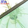 3~12Pin Zelená Anti UV HDPE Stínící síť Venkovní Altán Střešní Stínící síť Skleník Zahradní Rostliny Bazén Stínící síť