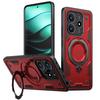 Armor Shockproof Case For Xiaomi Redmi Note 14 4G Global 163.3mm EU 164.8mm 360° Rotating Magnetic Stand TPU Plastic Phone Cover