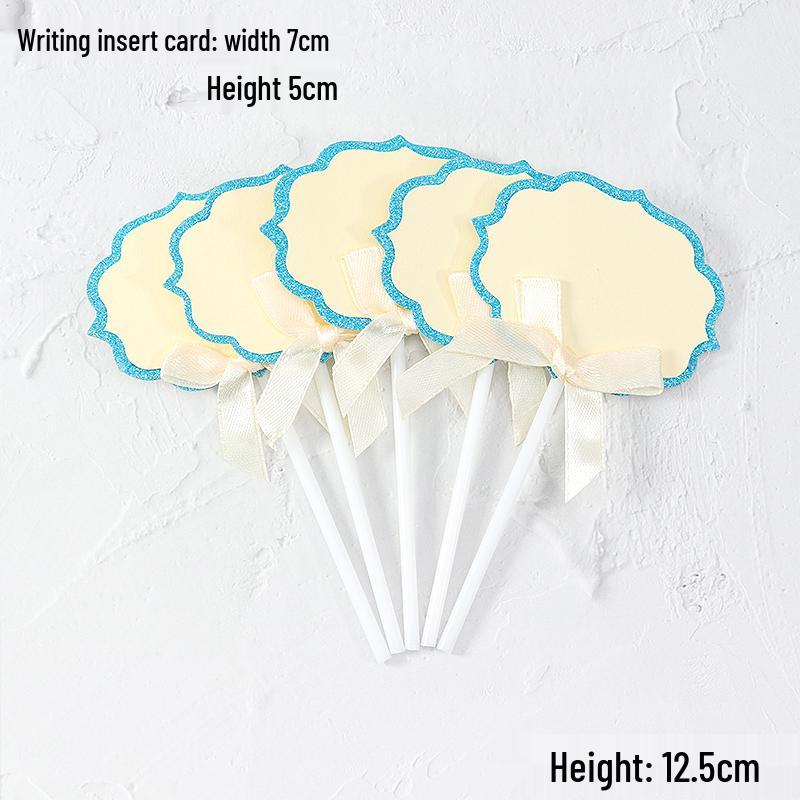 Happy Birthday Rainbow Cake Topper with Writable Greeting Card