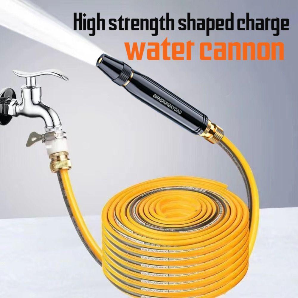 High Pressure Car Water Sprayer 5/10/20/30m Hose Watering Tube Nozzle Set  Car Washing