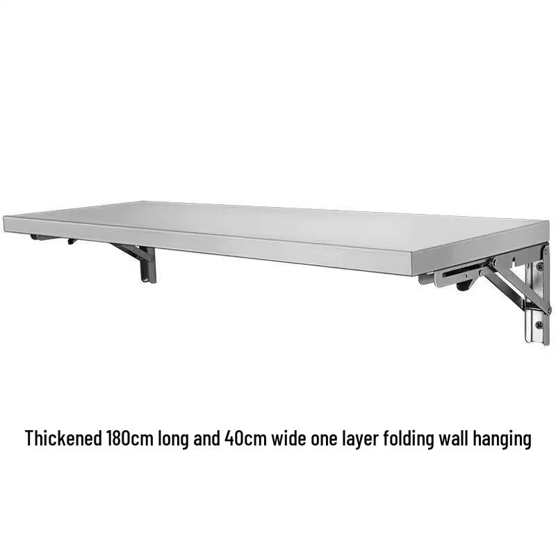 

Stainless Steel Foldable Wall-Mounted Kitchen Shelf