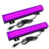 50W UV Black Light Bar Upgraded 96 LED Blacklight Wall Washer Light 395-405nm LED Blacklights Bar for Glow Party Halloween Decor