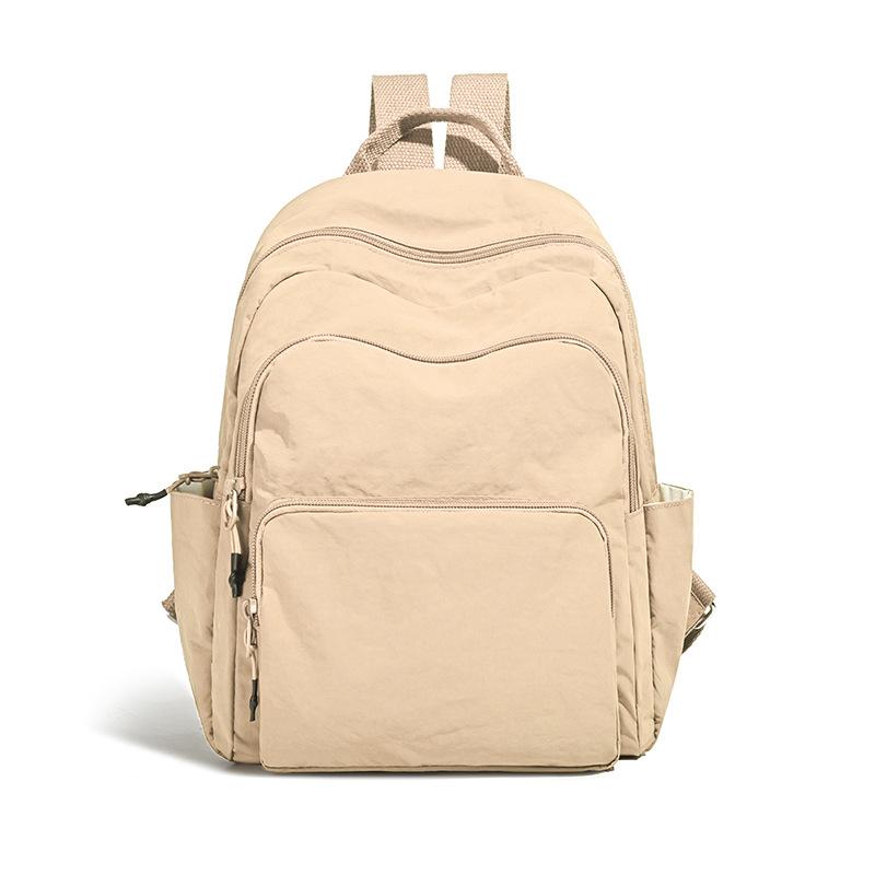 Schoolbag Hong Kong Style Backpack Women's Simple Lightweight Large Capacity Travel Backpack Japanese Junior High School Student High School Student