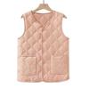Spring and Autumn Cotton Imitation Wool Vest Couple Versatile Light Book Warm Vest Casual Wear Middle and Old Vest Men