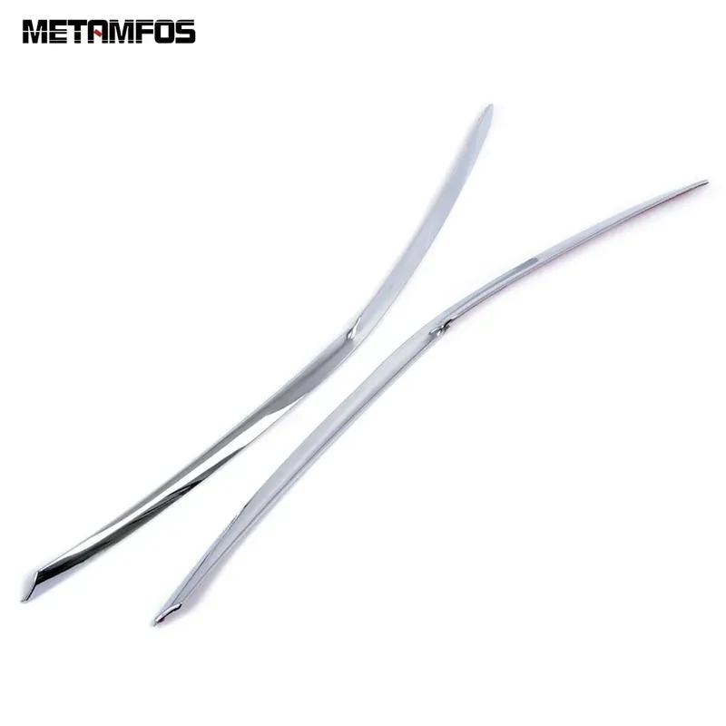 Head Light Lamp Eyelid Eyebrow For Mazda 6 M6 Atenza Sedan 2013 2014 2015 2016 Chrome Headlight Strip Trim Exterior Accessories