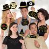 35pcs New Year's Party Decoration Photography Props New Year's Party Atmosphere Dress up Funny Photography Supplies