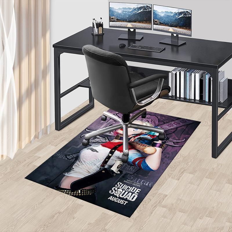 1PC Suicide Squad Margot Robbie Extra Large Non-Slip Floor carpet, Office, family, bedroom, Studio - Large Area Rug Indoor Rugs1172A
