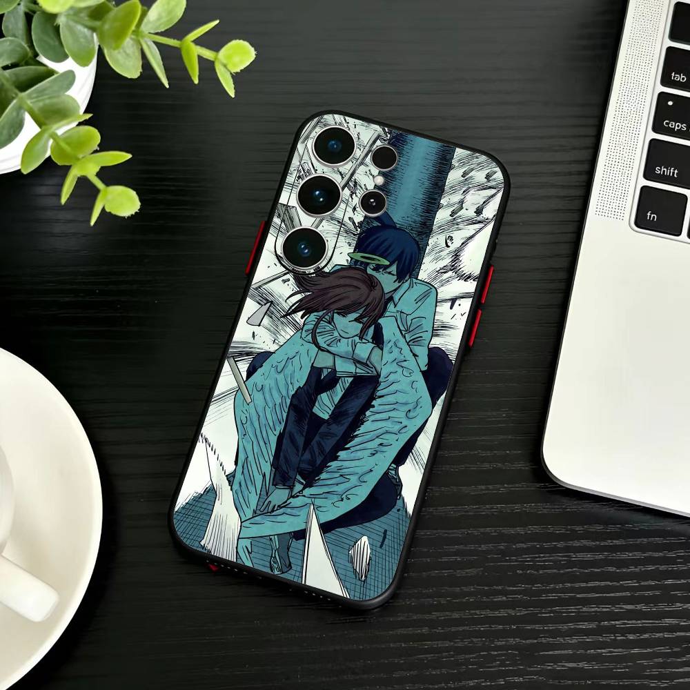 B-Reze C-Chainsaw Man  Phone Case For Samsung S26,S25,S24,S23,S22,S21,S20,Ultra,Plus,FE Black Soft Cover