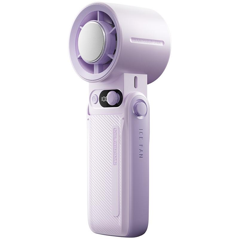 

Ice-Cooling 25-Style Foldable Neck & Handheld Fan with Digital Display JF168 Foldable Ice Cooling Fan