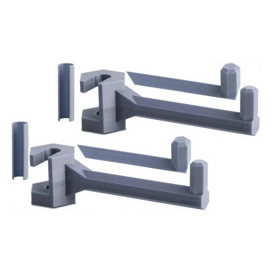 2Pcs Car Headrest Mount Bow Hanger Portable Universal SUV Truck Vehicle Outdoor Hunting Compound Recurve Bows Storage Hook Rack