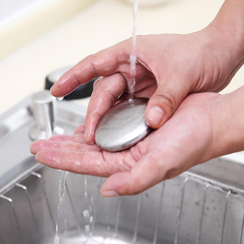 Stainless Steel Soap Odor Remover Bar For Fish Cleaner Onion Garlic Fish Other Strong Scents From Hands And Skin Kitchen Gadgets