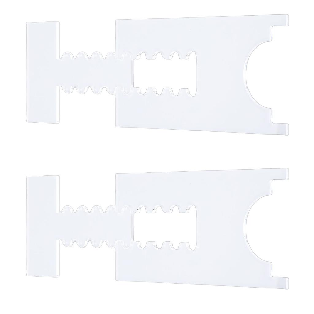 2 Pack Couch Wall Spacer Acrylic Clear Adjustable Sofa Stopper Furniture Wall Protector To Prevent Fire Safety From