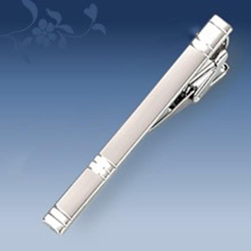 Men's Geometric Frosted Tie Clip - Stylish & Personalized Business Accessory
