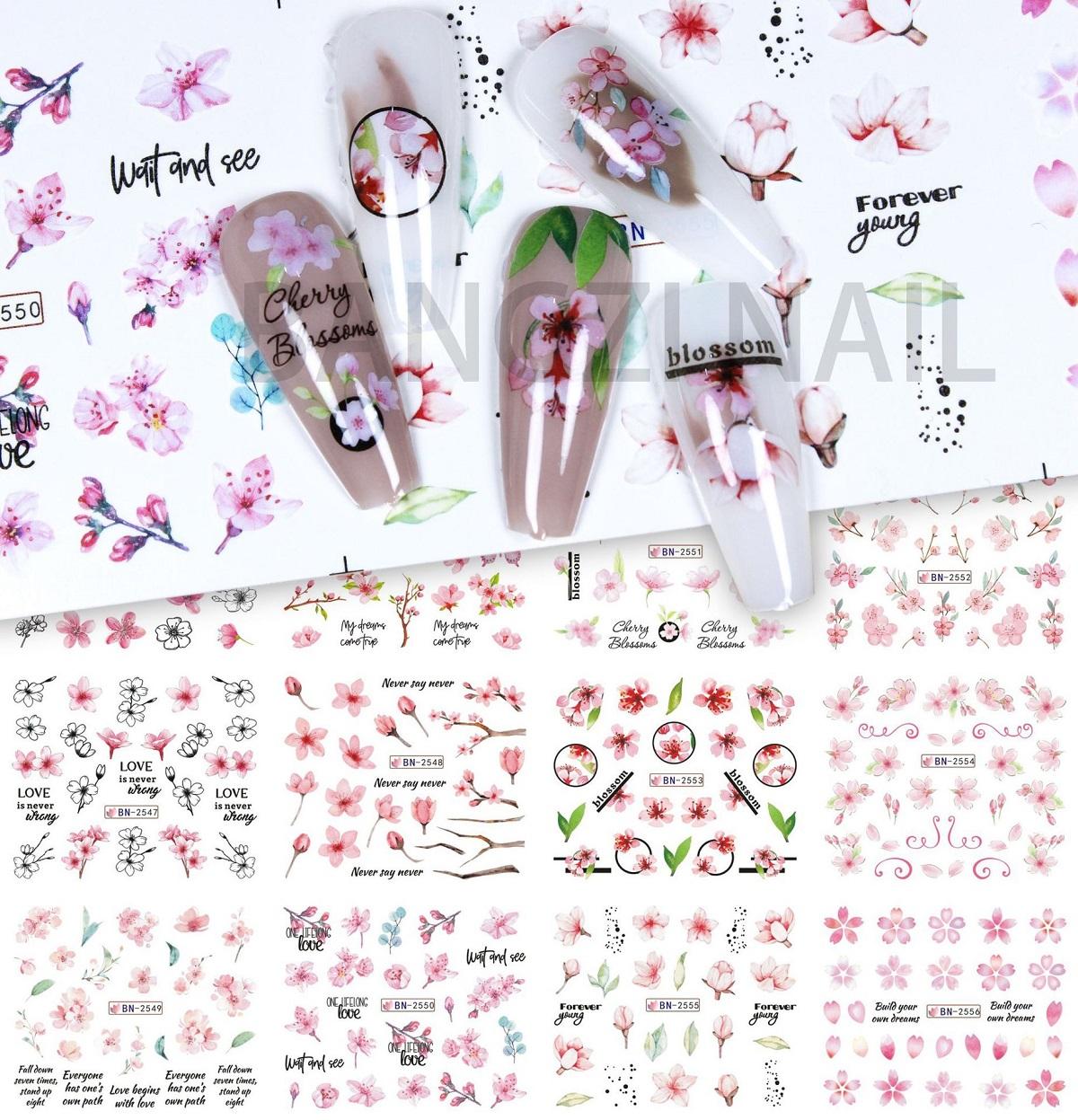 

12 стилей, наклейка для переноса воды, английский абстрактный слайдер, украшение для переноса изображения