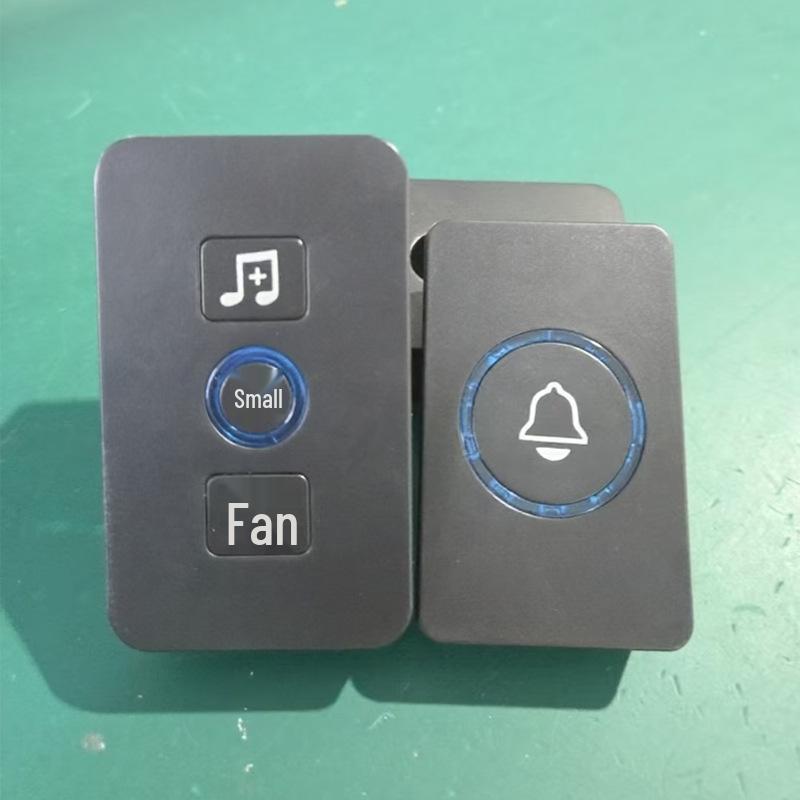 Smart Wireless Doorbell with LED Flash, Power-Off Memory, One-to-Two/One-to-One Functionality, Ideal for the Elderly.