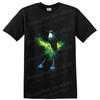 Hummingbird Watercolor Splash Art T Shirt Colorful Wildlife Graphic Nature Tee