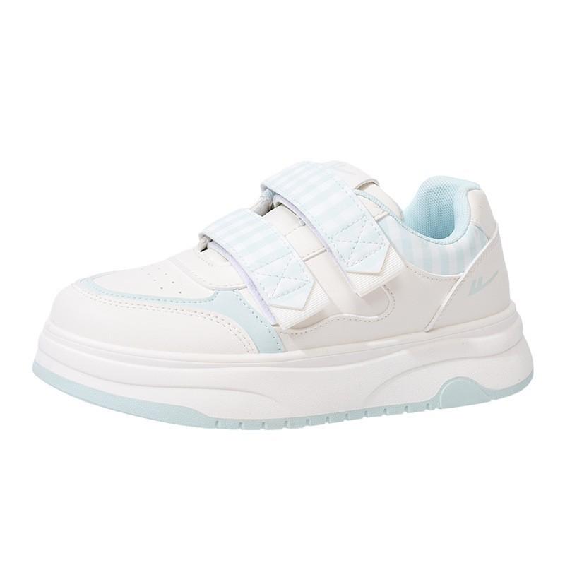 

Fleece platform shoes keep warm and comfortable Velcro shoes, essential women s board shoes for winter travel 40