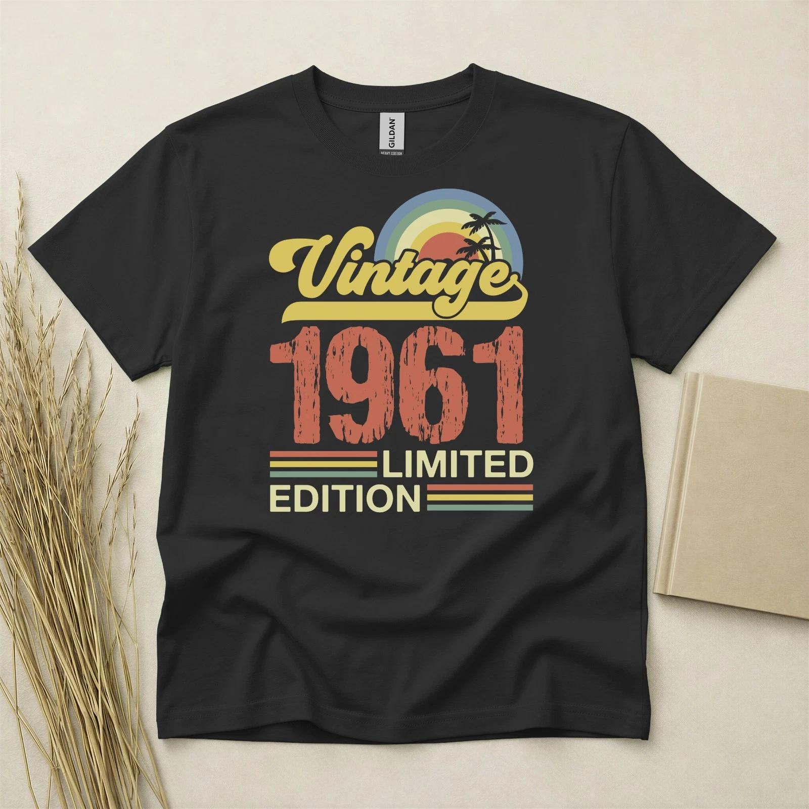 65th Birthday TShirt Born In 1961 65 Years Old Gifts Vintage Limited Edition Tee XXXXL