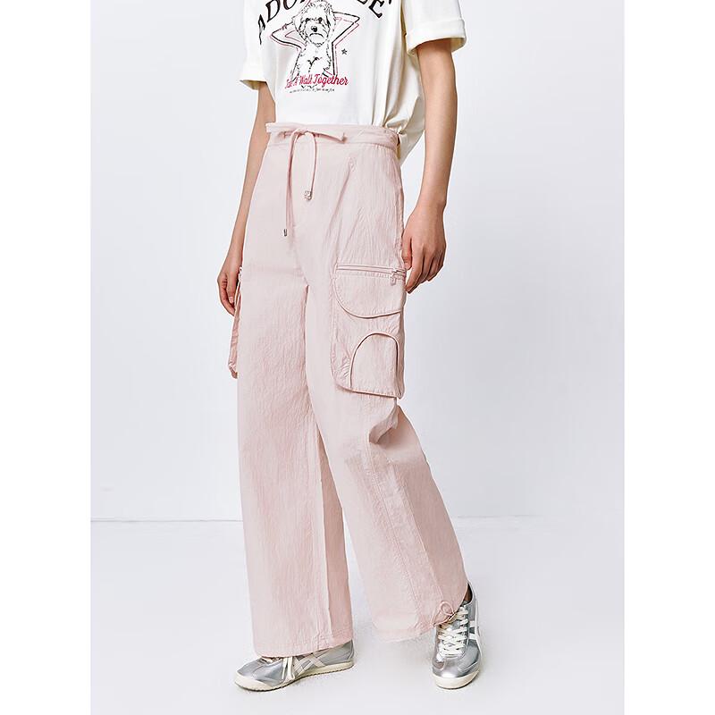 PEACEBIRD Women's High-Waist Cargo Jogger Pants