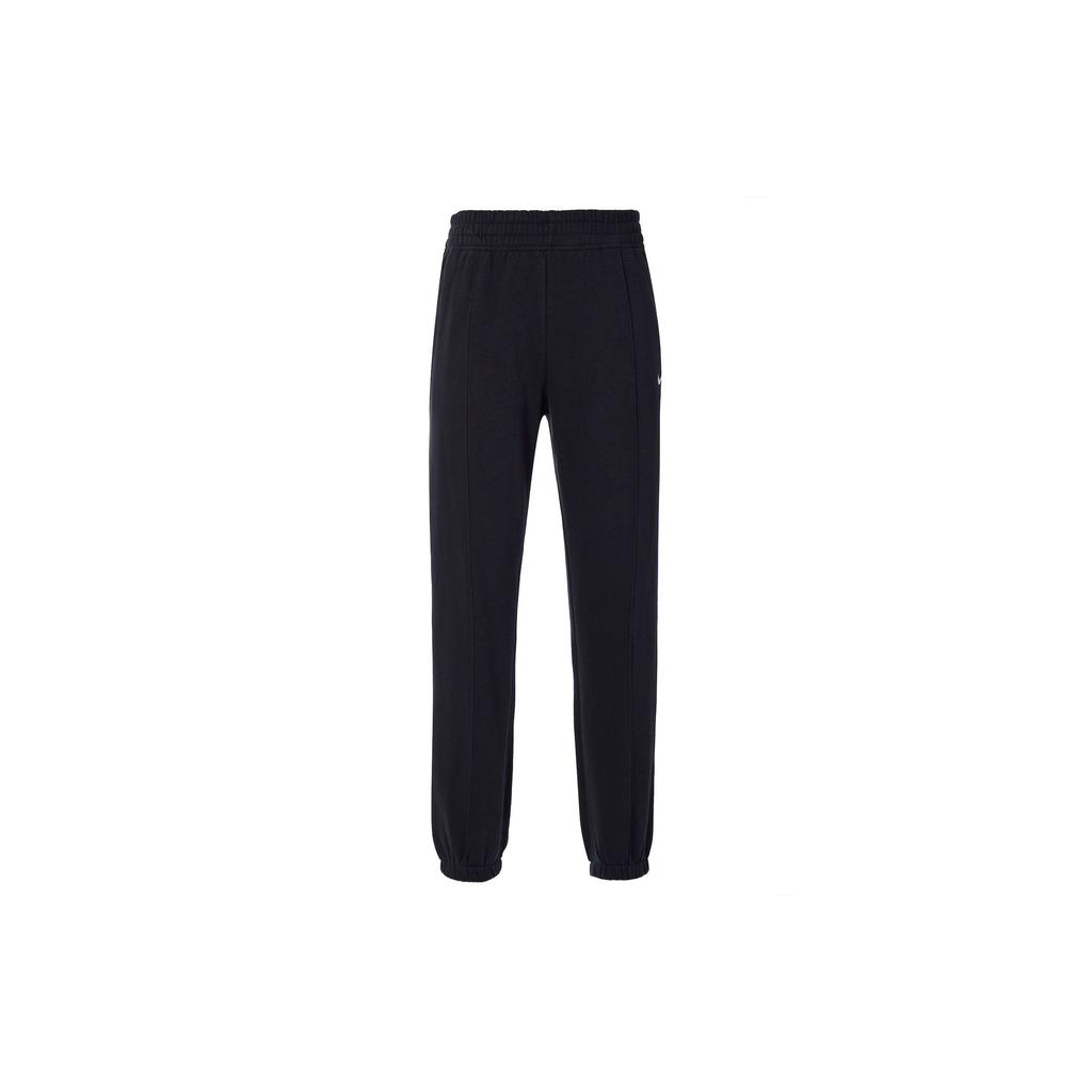 Nike Sportsklær Essential fleece joggere med brodert logo dameunderdel Svart BV4090-010
