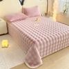 Plush Rabbit-Bed 3-Piece Set: Solid Color Duvet Cover & Rounded Corner Bed Sheet