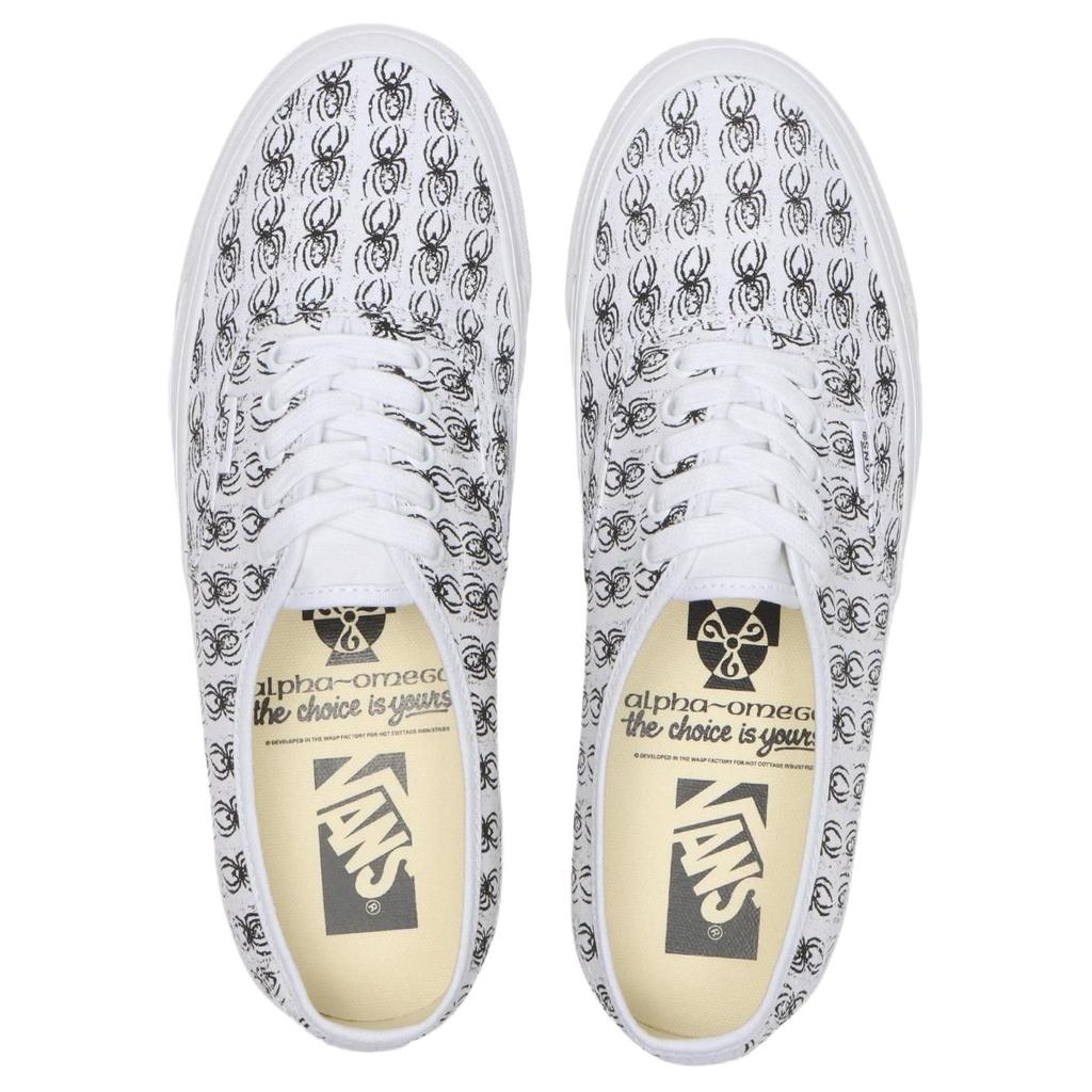 Vans X Ed Davis Premium Authentic 44 Comfortable Fit Skate Shoes Unisex Skate Shoes White VN000EAKTWB