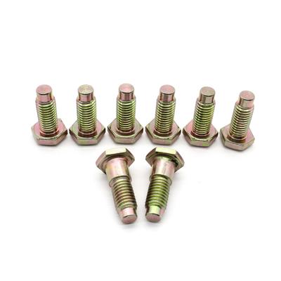 Seat Belt Floor Pan Mounting Attachment Bolts Bow Tie Head Marking Hardtop Replacement for Chevy