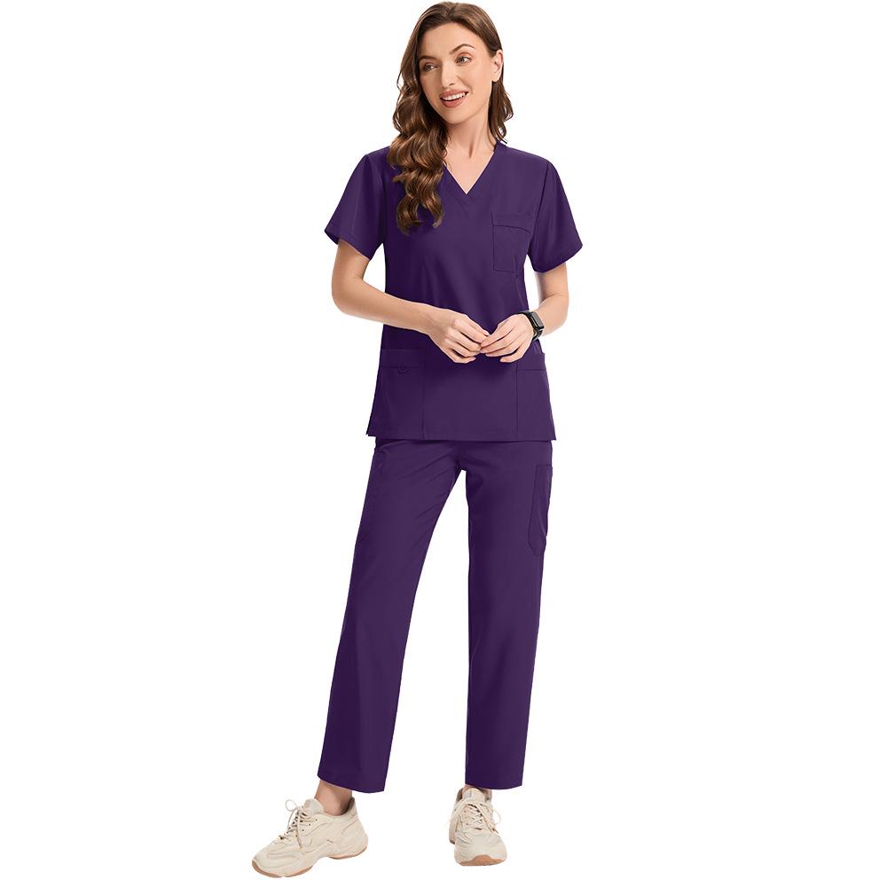 Übergröße Schnelltrocknendes Stretch-Schrubbset - Einfarbig, Lässig, Bequem