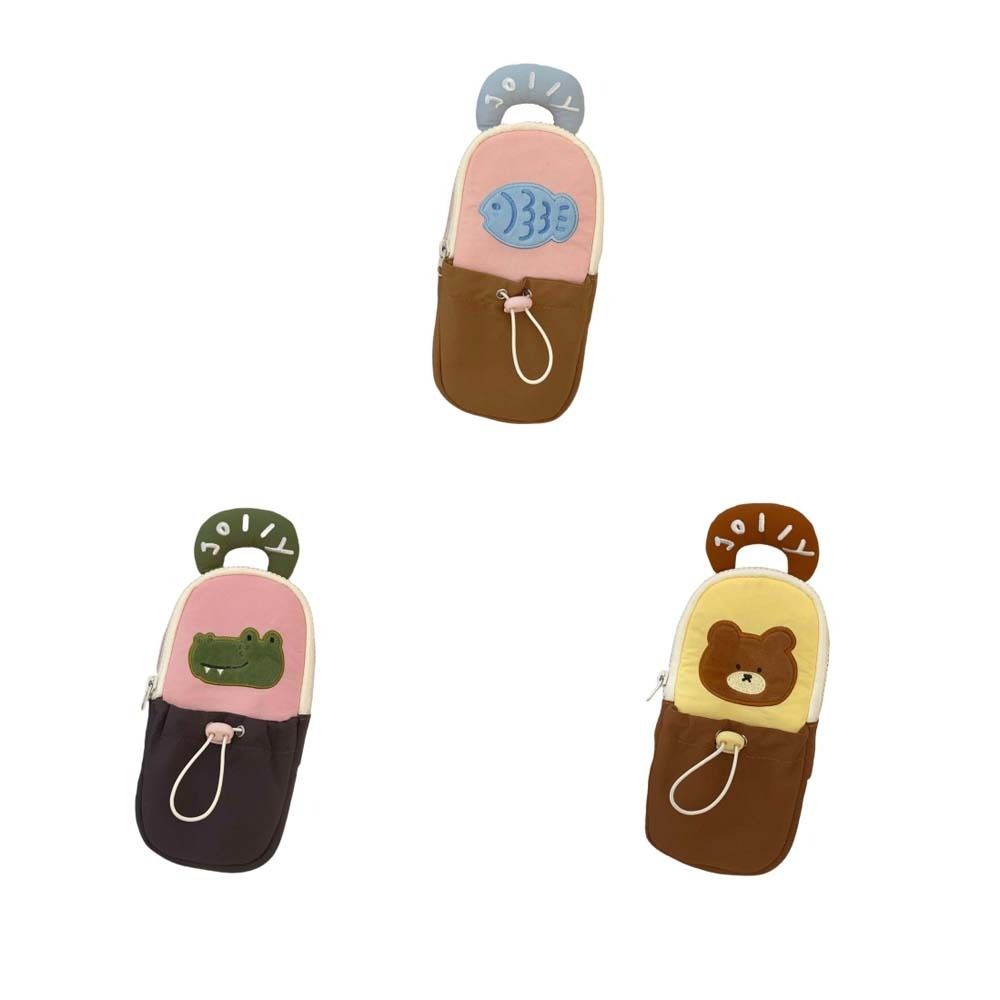 Large Capacity Korean Style Pencil Case Desktop Storage Animal Pencil Pouch Girls Children