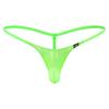 Pánské spodní prádlo tanga s průhlednou síťovinou Sexy průhledné pánské bikiny kalhotky s nízkým vzestupem