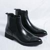 Fashion Handmade Chelsea Men Boots Classic Retro Non-slip Short Boots Fashion Designer Casual Shoes for Men High End Business Shoes Man