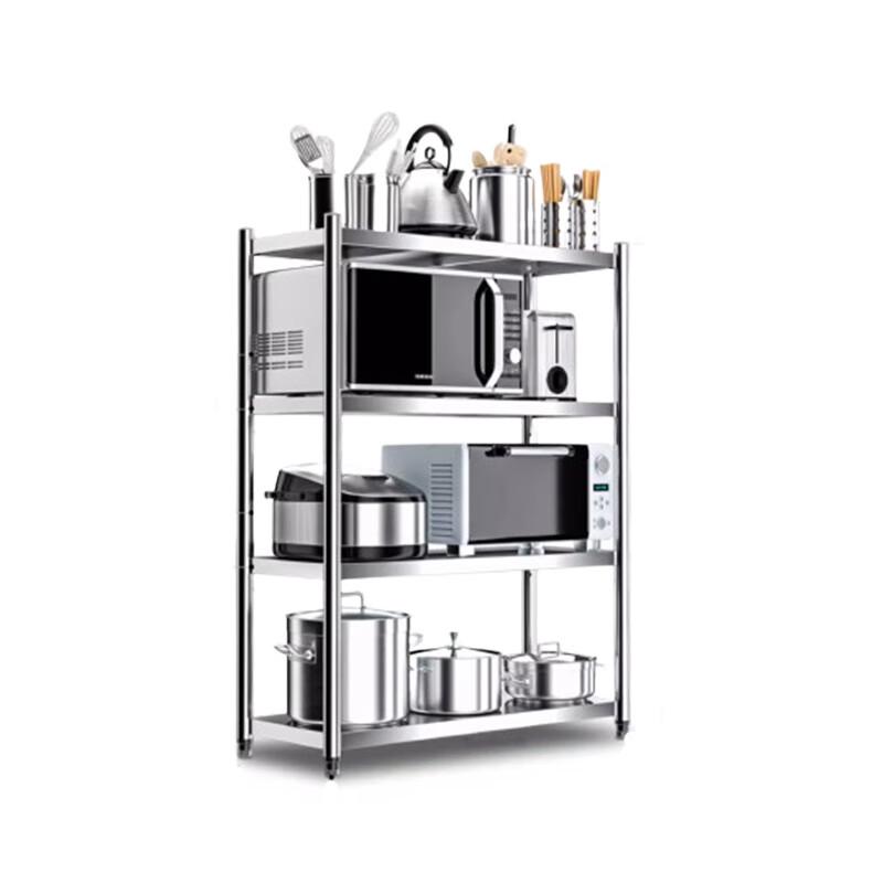 BeiYing Multifunctional Steel-Wood Kitchen Storage Rack