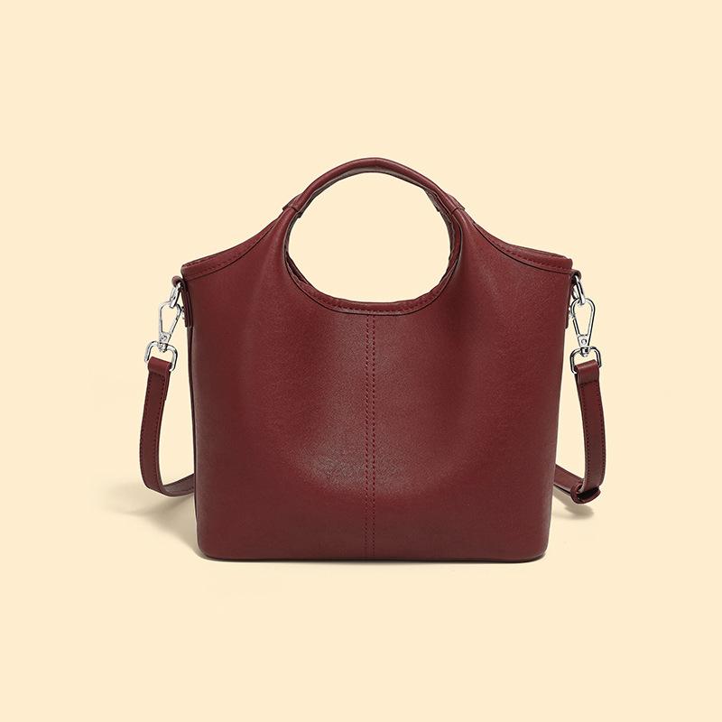Premium Cowhide Women's Bag Versatile Shoulder Messenger Bag Niche Handbag