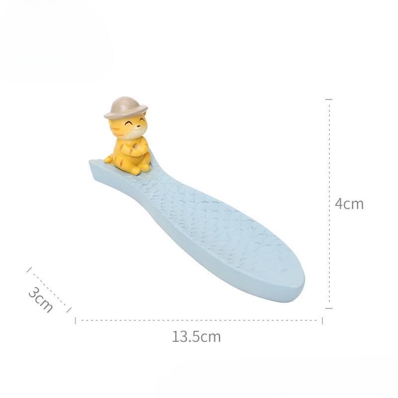 Cartoon Resin Animal Shape Incense Stick Holder Leaf Shape Line Incense Burners Table Crafts Sandalwood Coil Base Home Decorate