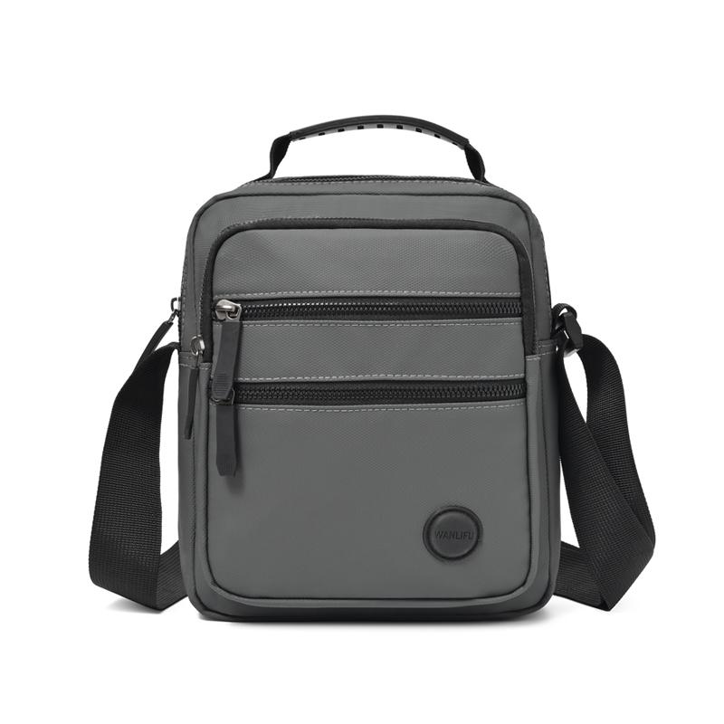 

Мужская повседневная наплечная сумка - Легкий нейлоновый кроссбоди (Стильная повседневная сумка-мессенджер с карманом для телефона с быстрым доступом)