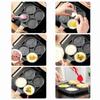 Non-Stick Frying Pan with 4 Hole Pancake Pan Fried Egg Burger Pan