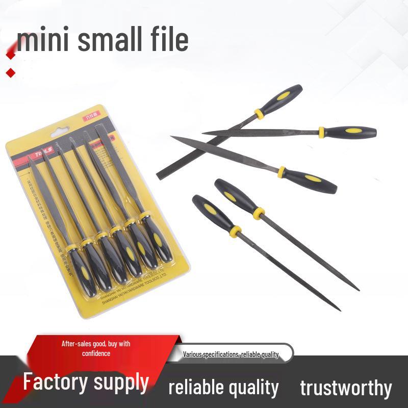 Assorted Small Steel Rasp and Triangular Woodworking Hand File Set