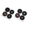 For FIAT 500 MTA Gearbox Replacement Button Stickers Vinyl Material Set of 2