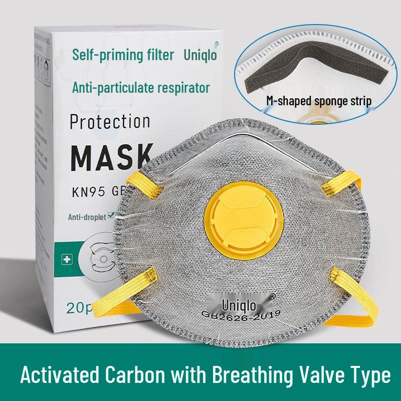 Brangdy Valved Heavy-Duty Dust Mask (20-Pack)