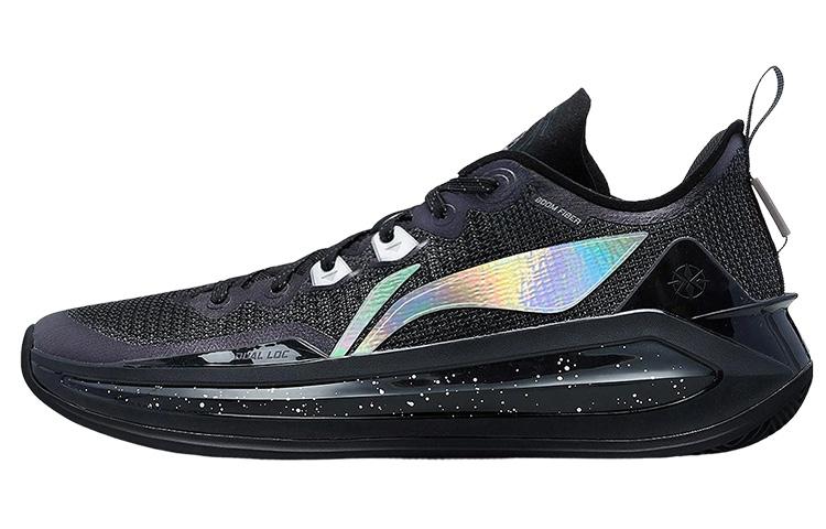 Li Ning Liren 3 V2 Obsidian Low top Performance Basketball Shoes Sports Shoes Unisex Black ABAT057-19 41.5