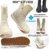 Columbia MINX SLIP V Wide Snow Boots with Side Size Women's Zip, Waterproof, Warm, Boa, Non-Slip Zipper, Black, 7.5 (24.5cm)