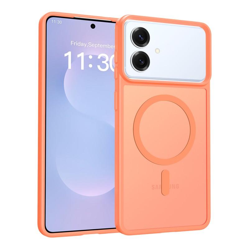 Orange S26 Skin-sensitive Phone Case S25edge Magnetic Lens Fine Hole Drop Resistance Matte 24 Protective Cover