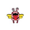 Cartoon Elephant & Toothless Friend Swimming Alloy Brooch