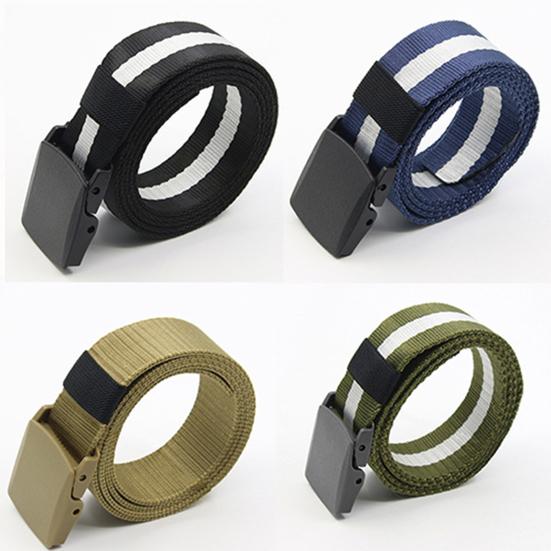 Men's Fashion Practical Sport Tactical Military Nylon Buckle Waist Belt Waistband