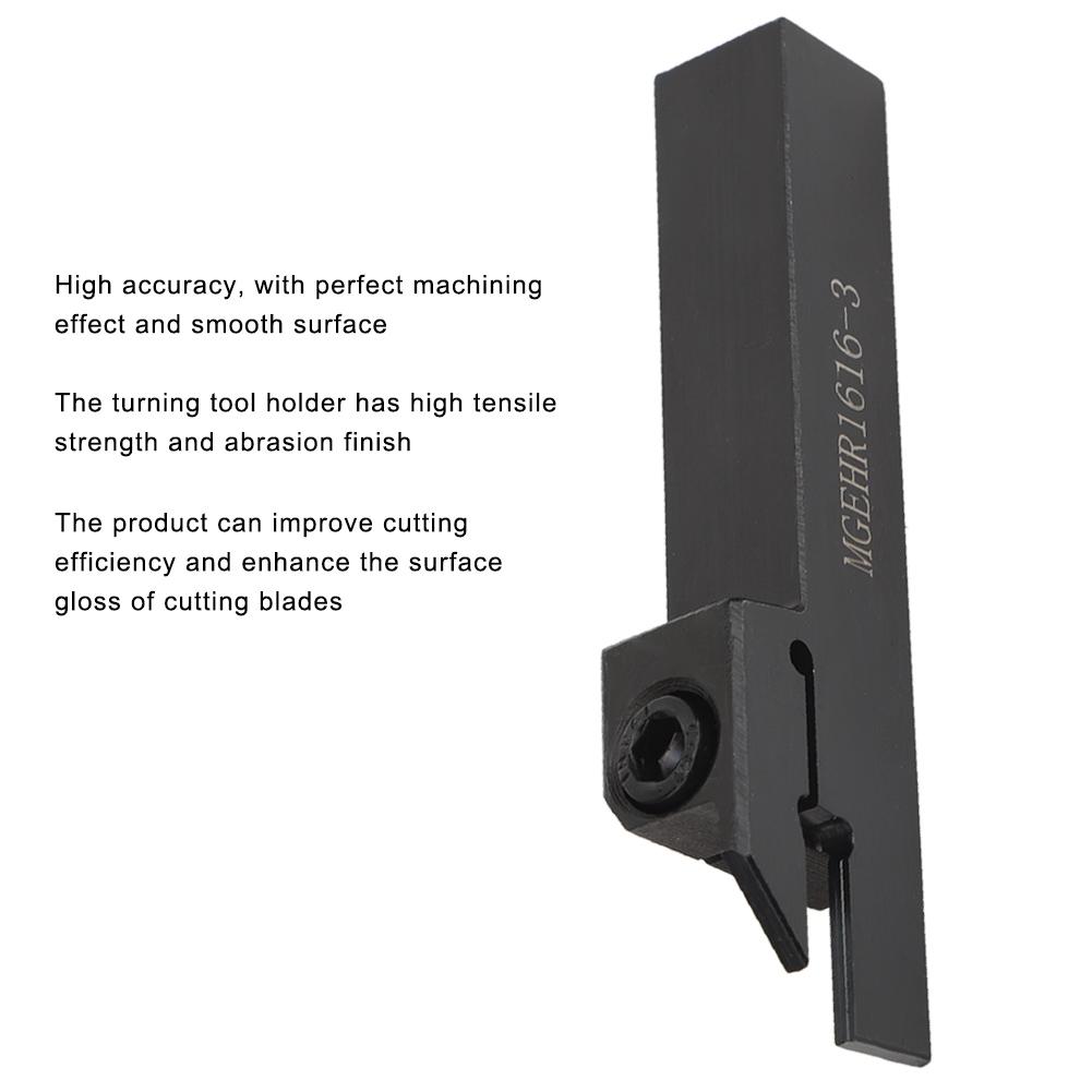 MGEHR16163 Turning Tool Holder High Tensile Strength for CNC Lathes Finishing with Hex Wrench