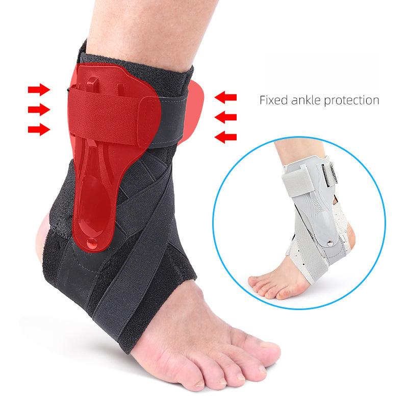 Sports Pressurized Ankle Protector Men's and Women's Outdoor Fitness Basketball Ankle Protector Double Support Fixed Strap Pressurized Ankle Protector